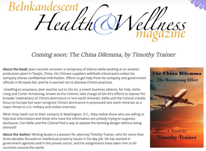 Coming soon: The China Dilemma, by Timothy Trainer « Health & Wellness Magazine